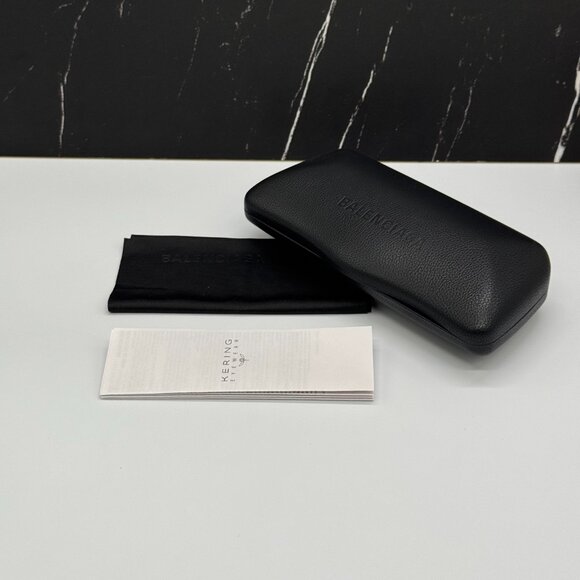 NEW BB0245S 002 BALENCIAGA SILVER UNISEX SUNGLASSES METAL EYEWEAR - Picture 8 of 8